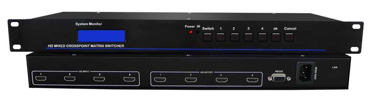 高清视频矩阵(一体机，支持4K30)