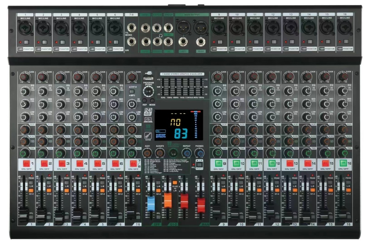 16路调音台
