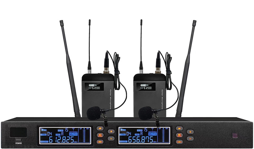 一拖二无线领夹话筒(普通）