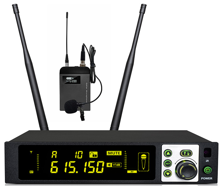 一拖一真分集领夹话筒