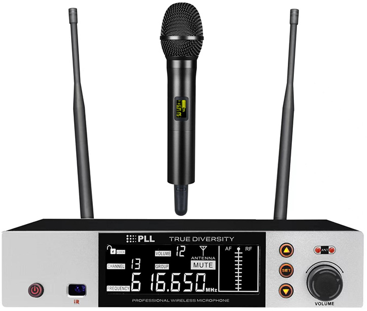 一拖一真分集手持话筒