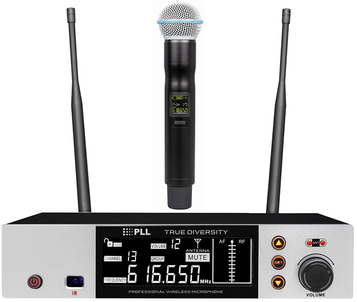 一拖一真分集手持话筒