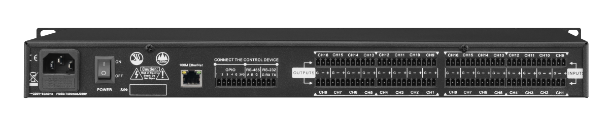 16路数字音频处理器
