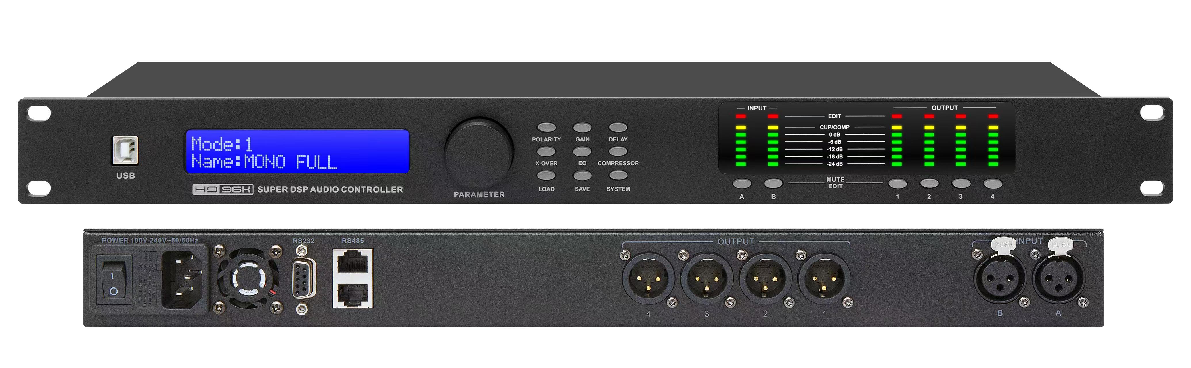 2进6出音频处理器 